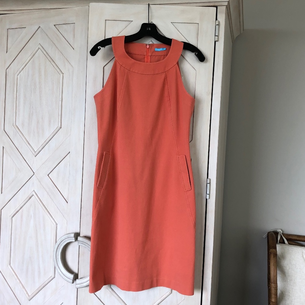 J. MCLAUGHLIN DRESS ORANGE SIZE 6